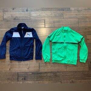 Puma & Nike Boys Track Jacket Bundle | Size Small | EUC
